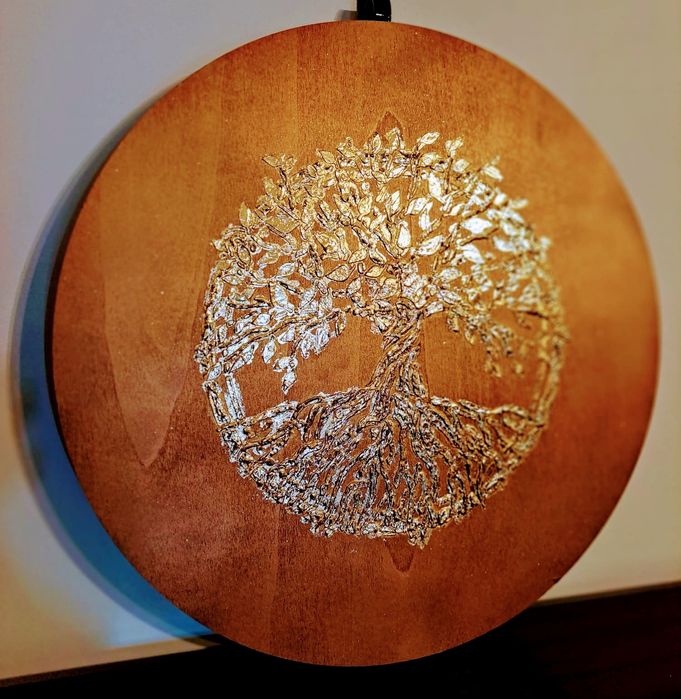 Árvore da vida pintada à mão