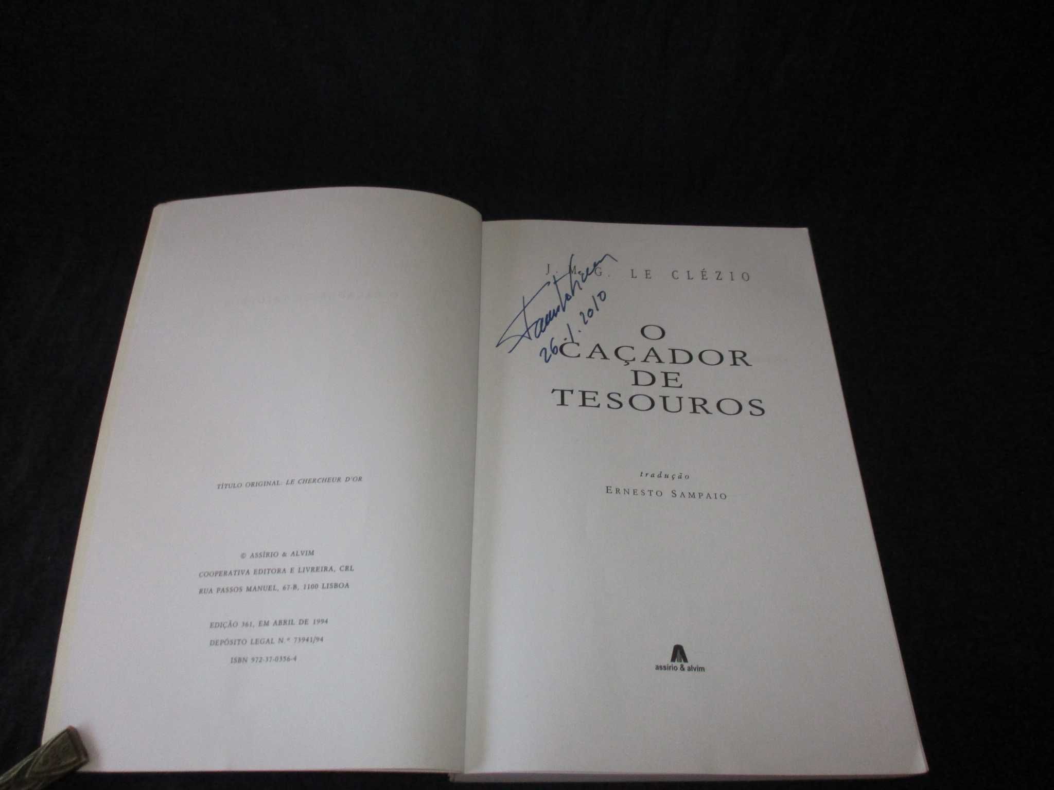 Livro O Caçador de Tesouros Le Clézio