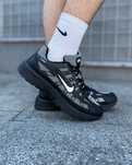 Кросівки чоловічі nike p-6000 Black&Grey  розмір 42