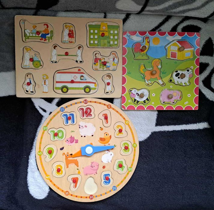 Układanki drewniane dla dziecka