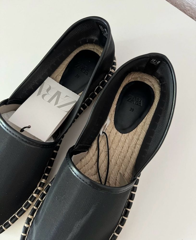 Эспадрильи еспадрільі ZARA макасины кеды балетки