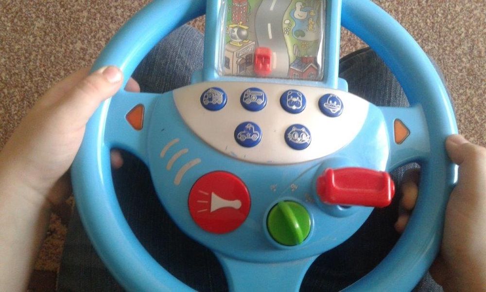 Музичний руль, игрушки для мальчика