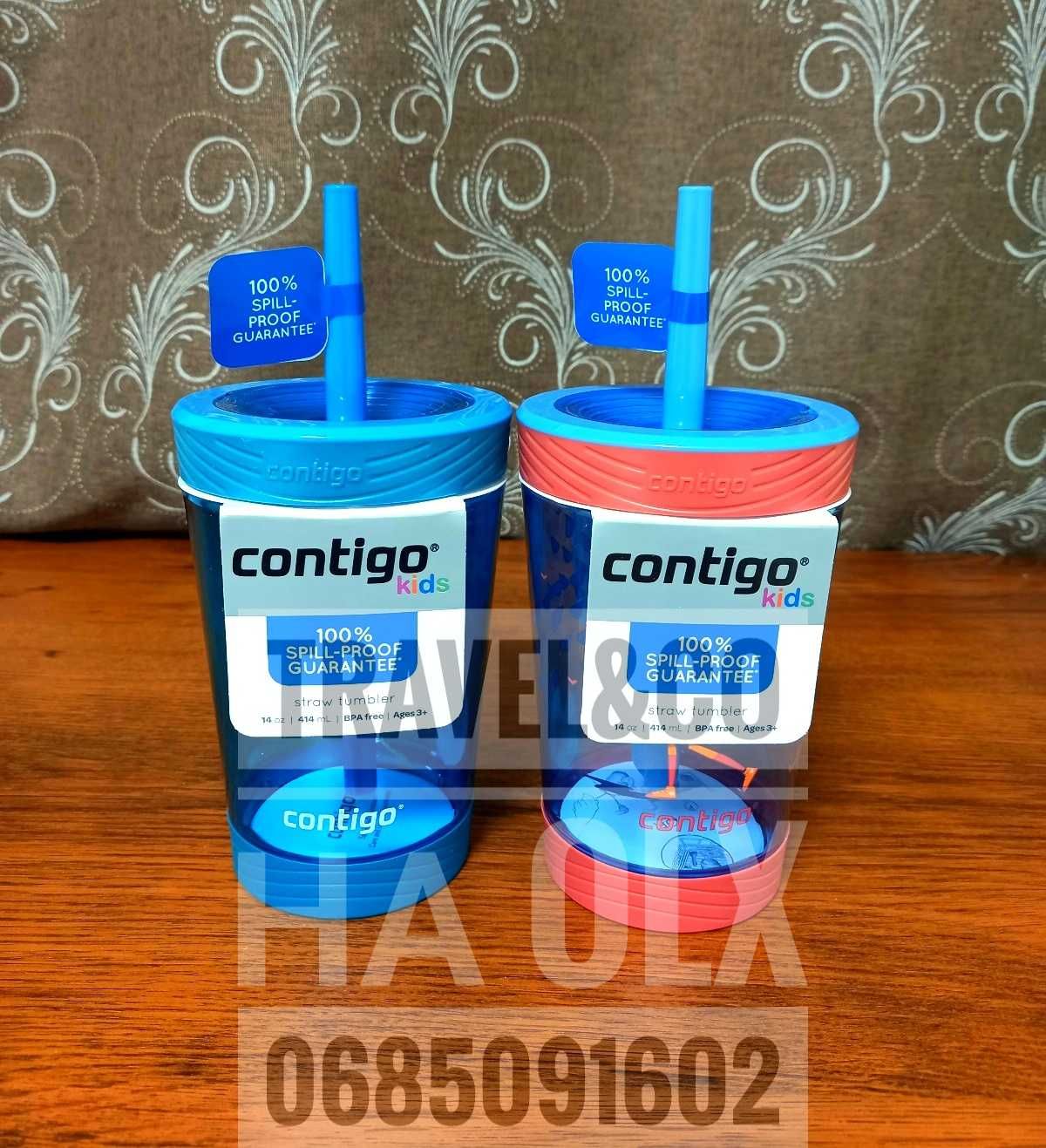 Склянка Contigo Spill Proof Tumbler Pink 420 мл (контиго)