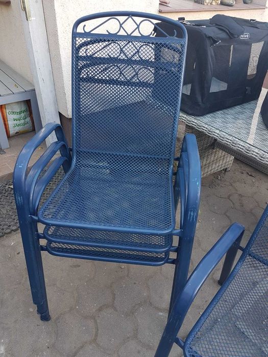 komplet krzeseł ogrodowych 4szt.