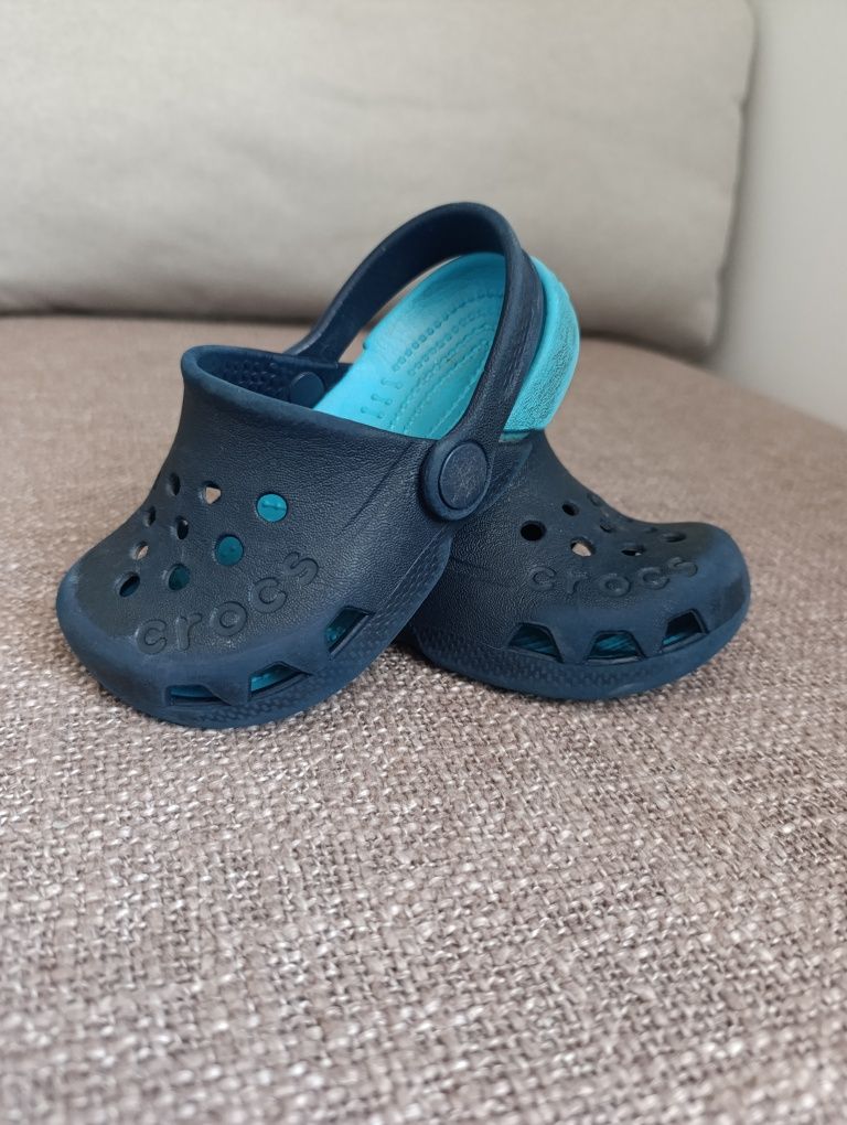 Crocs c7 granatowe mule klapki