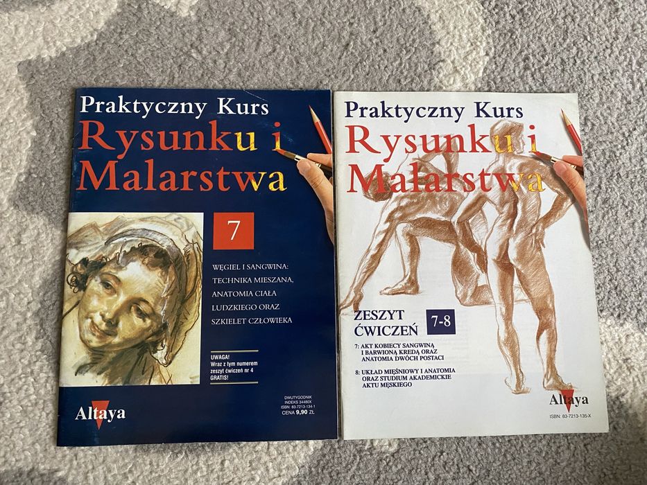 Praktyczny kurs rysunku i malarstwa zeszyty nr 7, 11,12