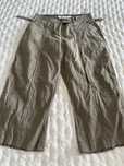 Bermudas em linho