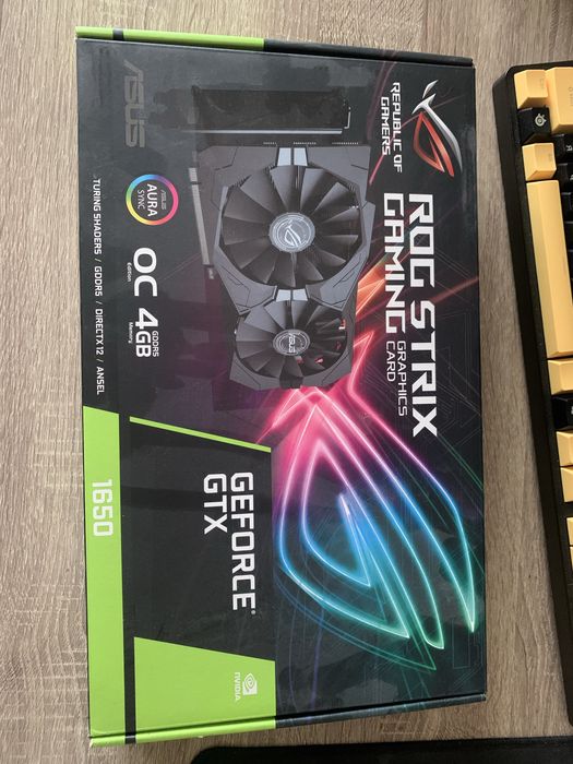 Відеокарта Asus GTX 1650 ROG Strix gamming oc