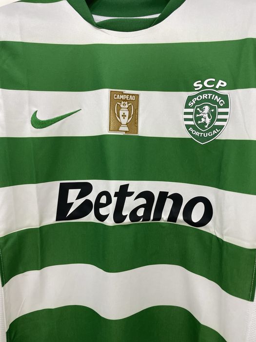 Camisola SCP Sporting com patch de campeao