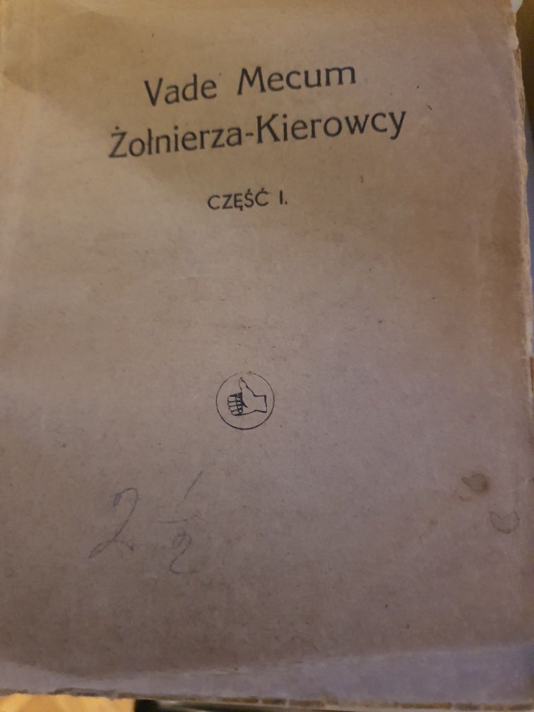 Vade Mecum Żołnierza Kierowcy z 1941 roku