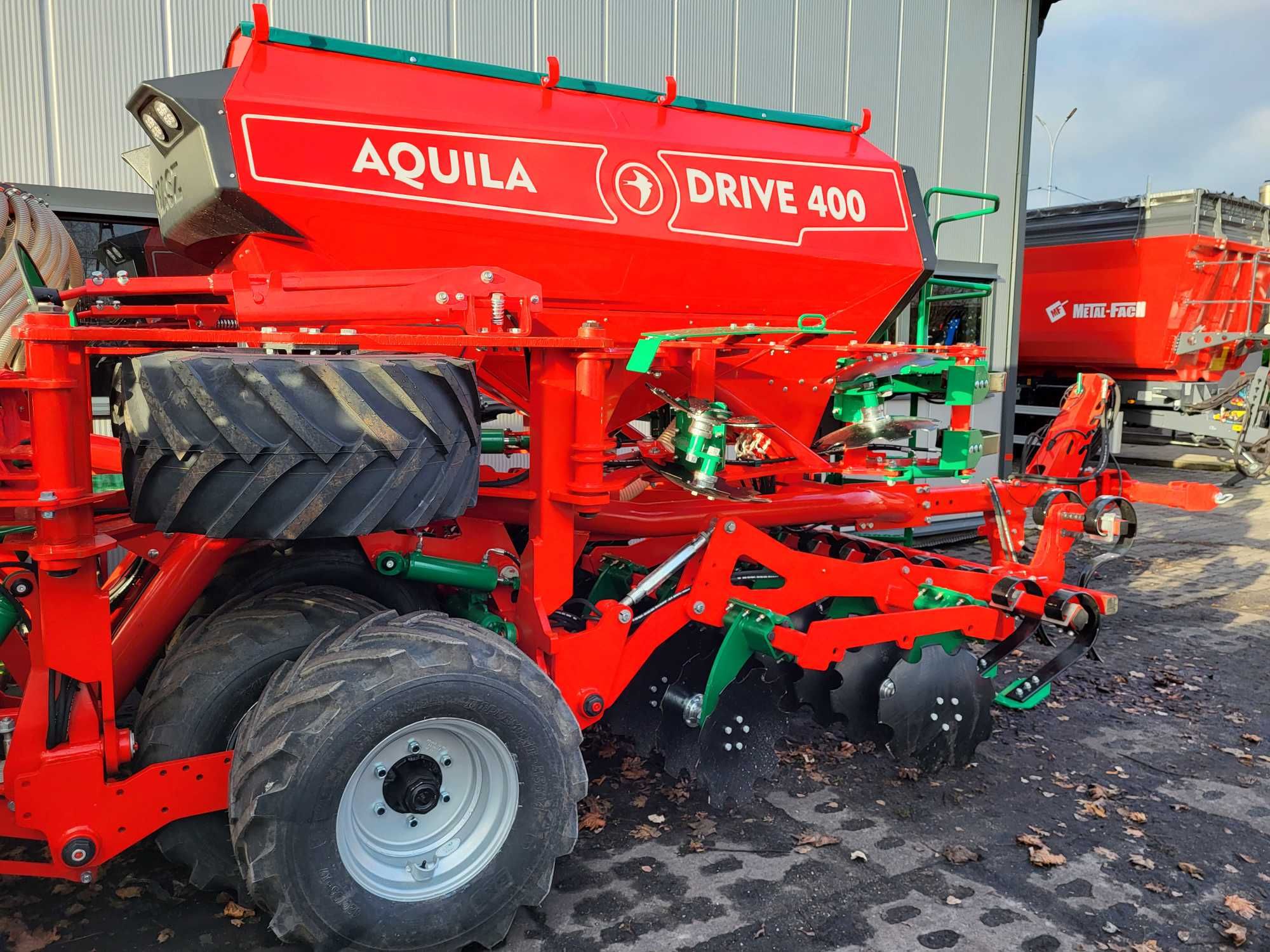 OD RĘKI!!! Siewnik Półzawieszany 4m AQUILA DRIVE 400 Agro-Masz