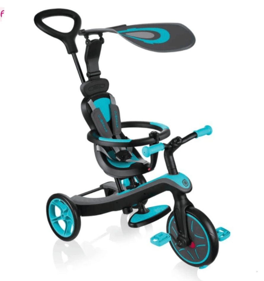 Globber Explorer Trike 4w1 rowerek trójkołowy biegowy