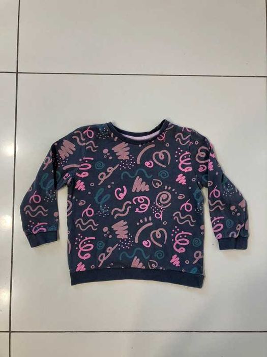 So Cute  sweter dziecięcy długi rękaw abstrakcyjny wzór rozmiar 98