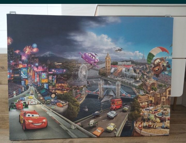 Obraz*100x76*Zygzak*Auta*Cars