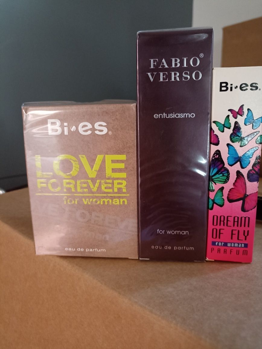 3 Perfumes BI.ES mulher 50ml + 50 ml + 15 ml