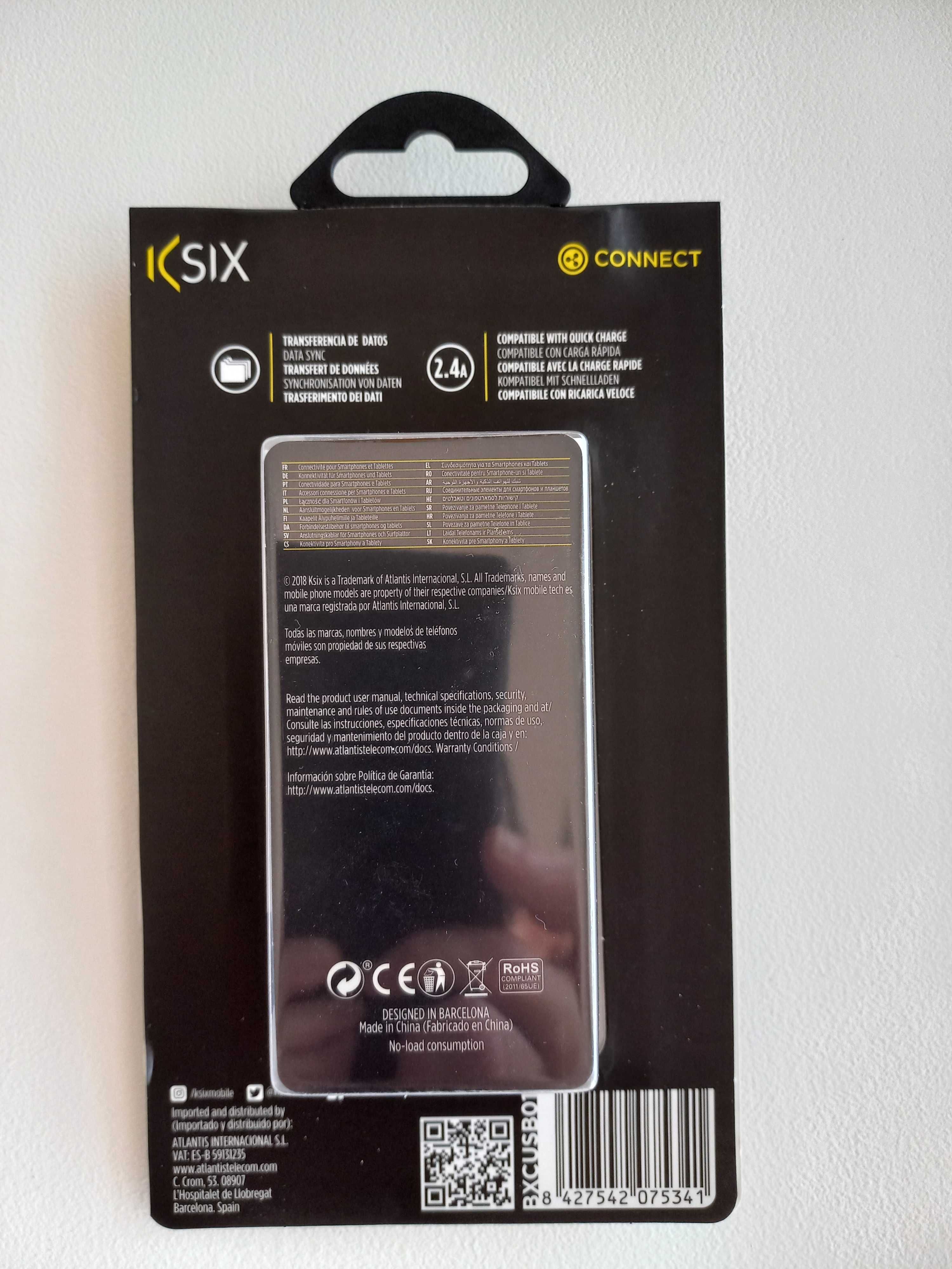 Cabo USB - MicroUSB (Novo na caixa)