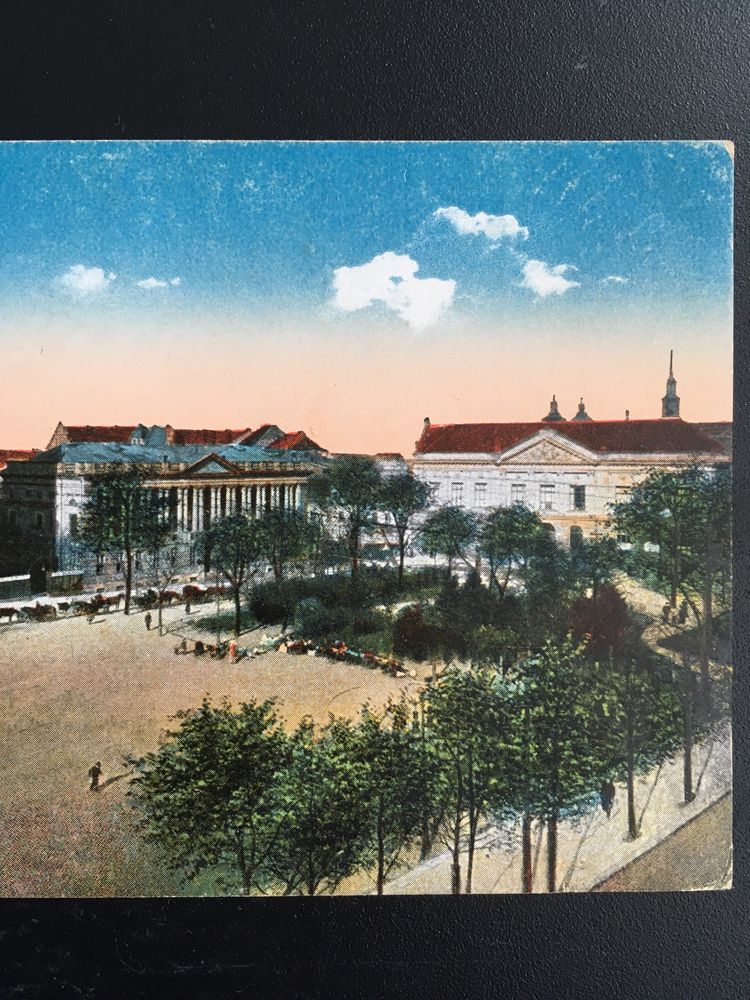 Pocztówka Poznań Posen Wilchelmplatz 1918