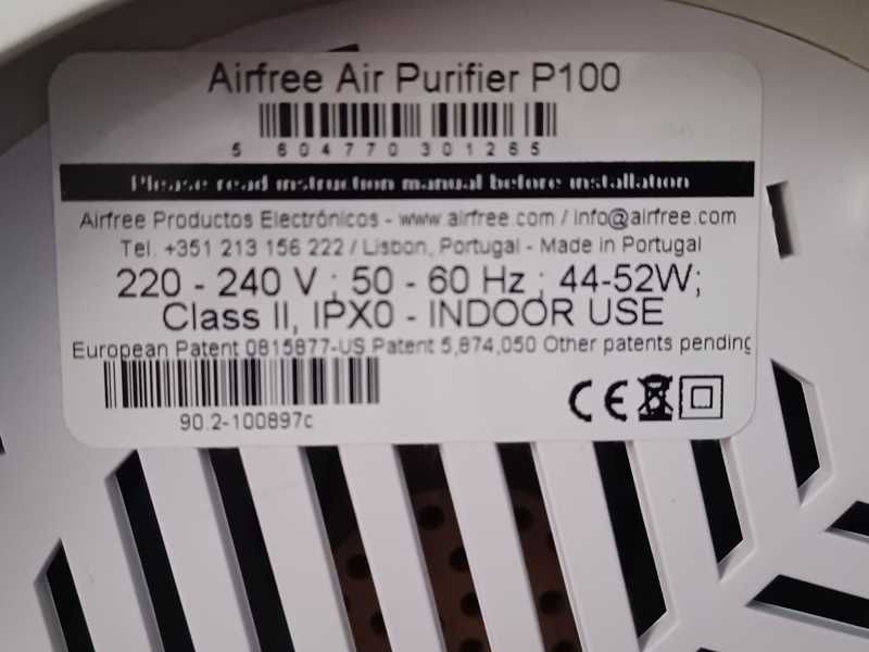 Oczyszczacz powietrza Airfree Air Purifier P100