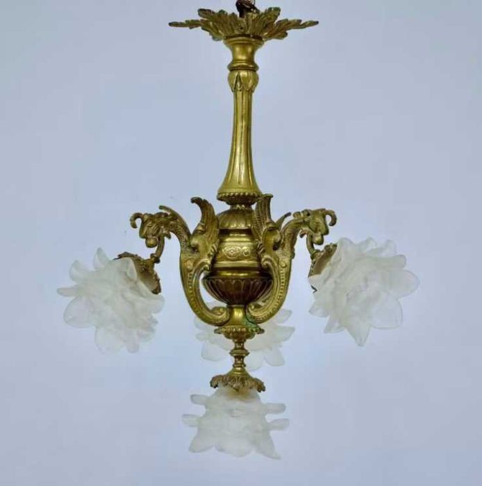 Антикварна люстра, готика, Ар-нуво, модерн