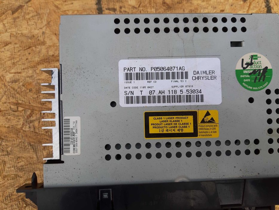 Radio Chrysler 300C 04-07r Dodge Charger Jeep Grand Cherokee