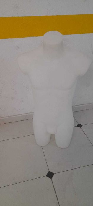 Manequim homem busto de mesa ou chão