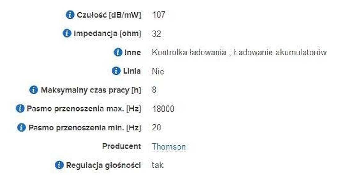 Słuchawki bezprzewodowe THOMSON WHP1211 nowe w kartoniku