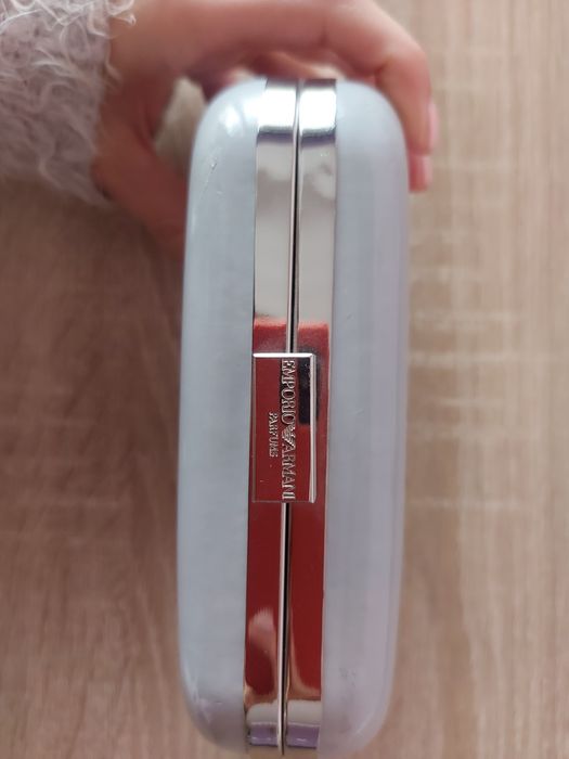 Torebka szara torba kopertówka do ręki wizytowa szara na wesele