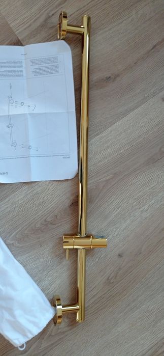 OMNIRES Drążek prysznicowy 66cm, złoty DR12GL
