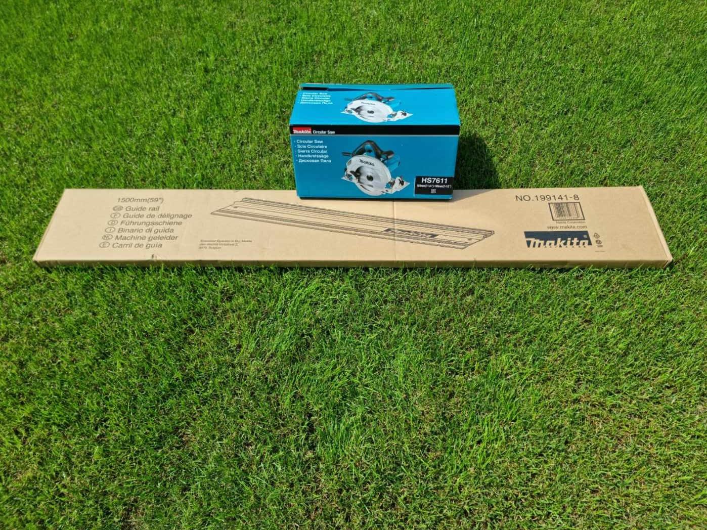 Pilarka tarczowa 1600W HS7611 Makita + szyna 1,5mb + 2 Tarcze NOWA