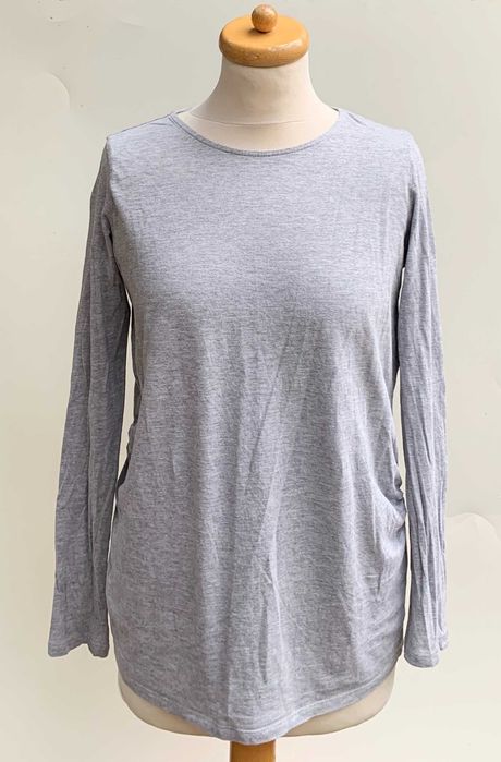 Bluzka New Look Maternity Szara L 40 Ciążowa Ciąża Długi Rękaw