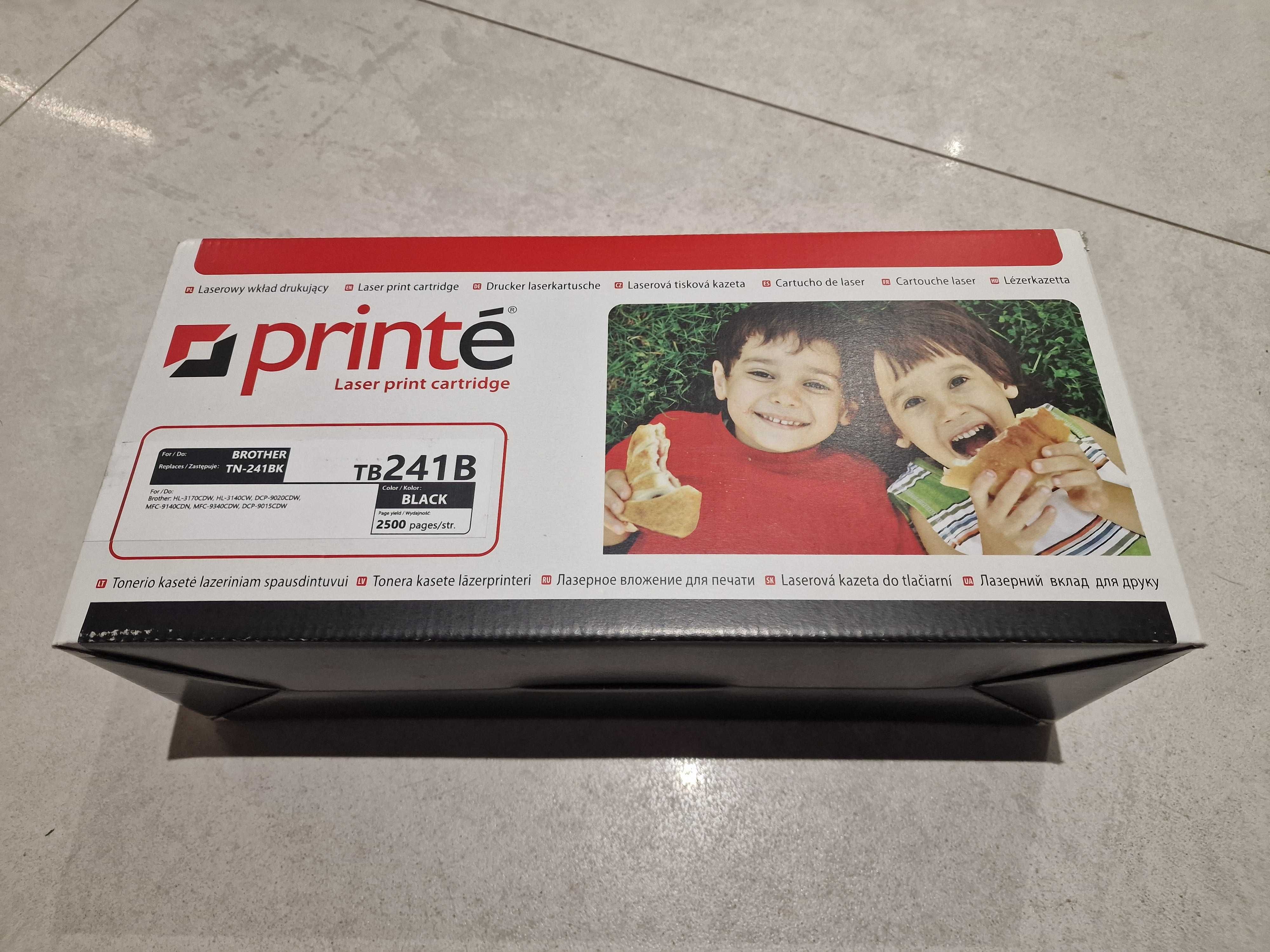Toner do drukarki Brother TN-241BK TB241B w kolorze czarnym, nowy.