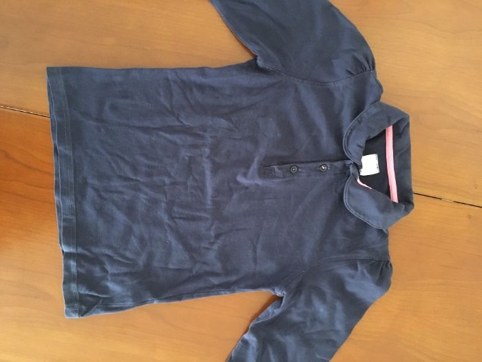 Polo azul 8-9 anos