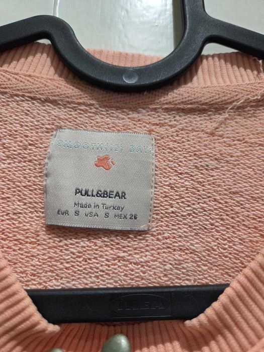 Sweatshirt Pull & Bear — Tamanho S | Rosa Claro