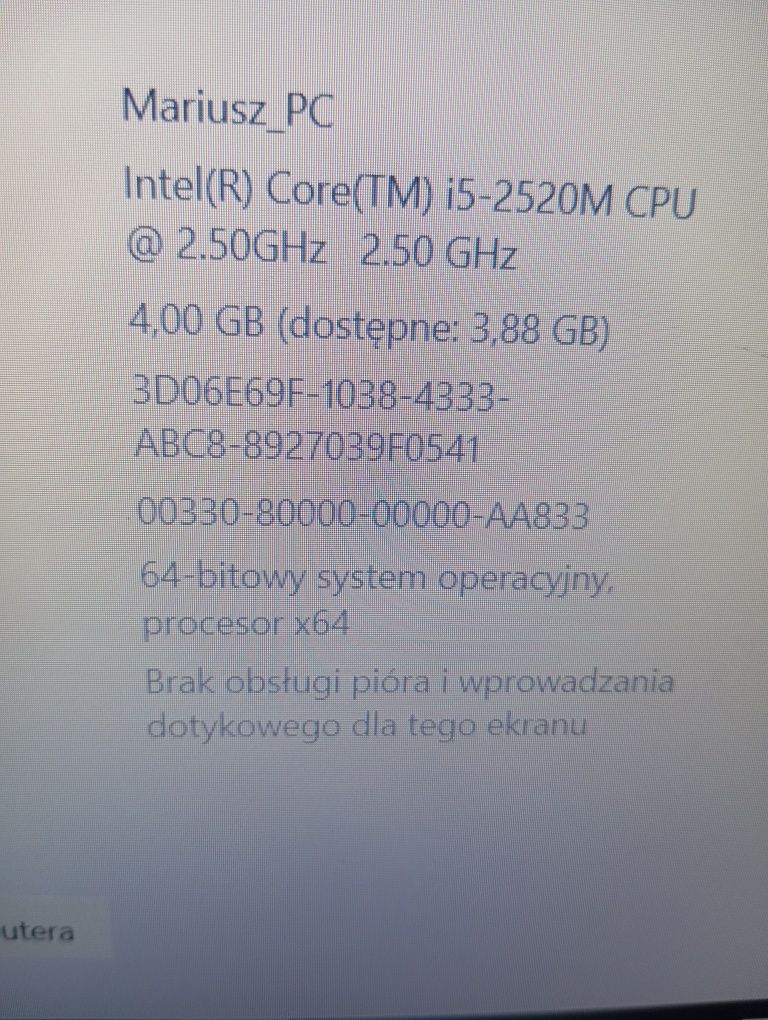 Laptop Dell latitude