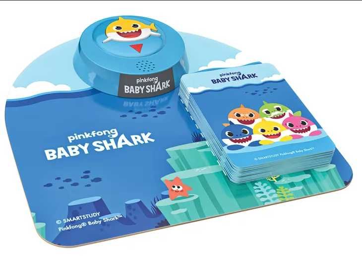 Gra planszowa karciana z muzyką Baby Shark 3+ język angielski