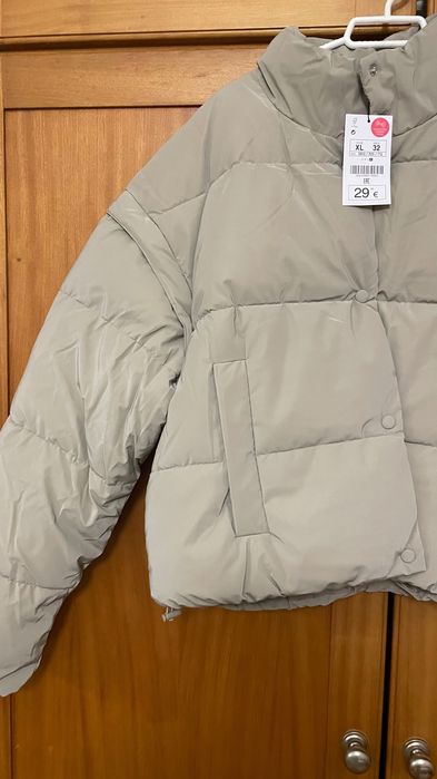 Casaco acolchoado desmontável