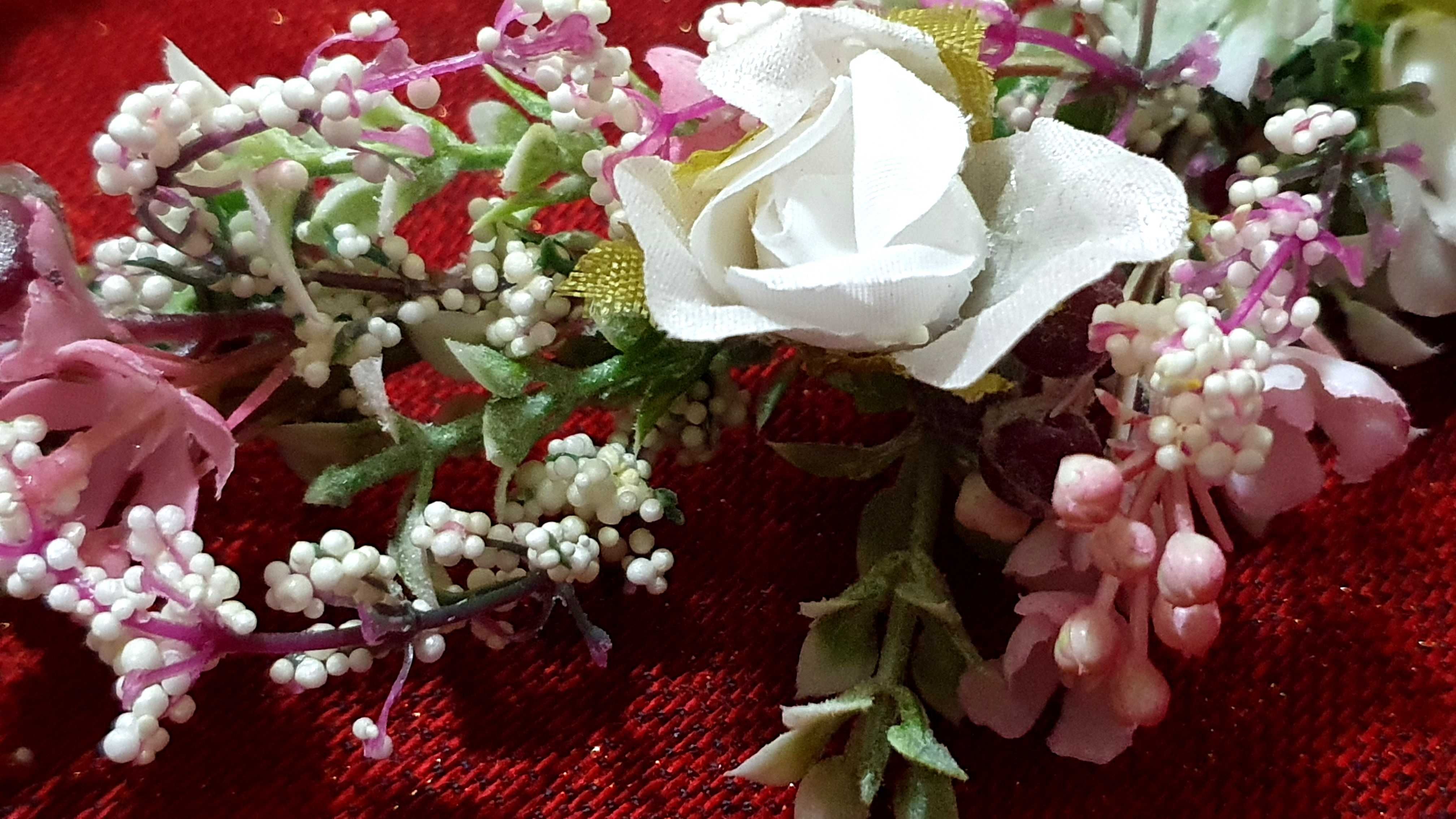 Romantyczny Wianek Opaska Wianuszek Kwiaty BOHO