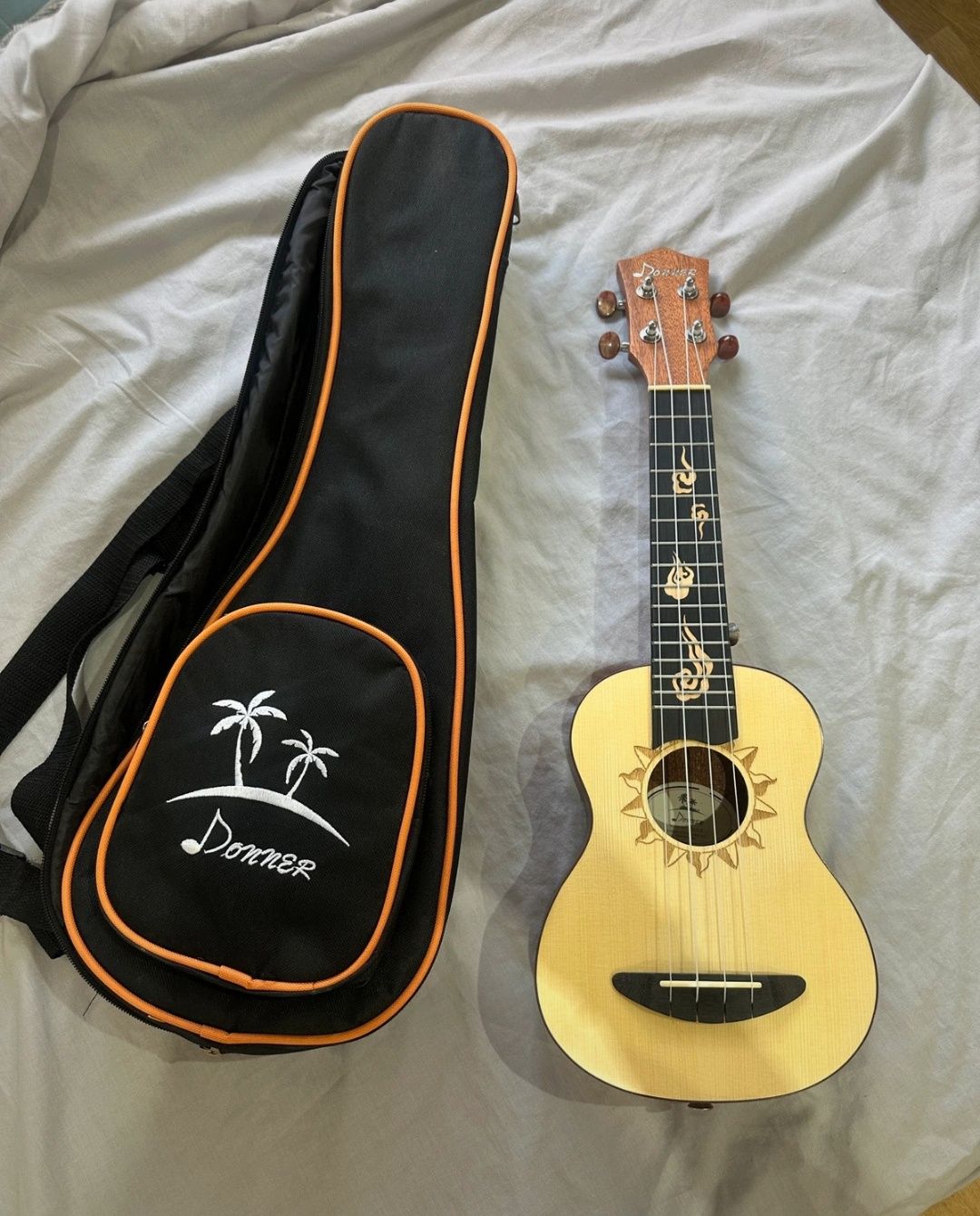 Ukulele soprano donner + extras NOVO
