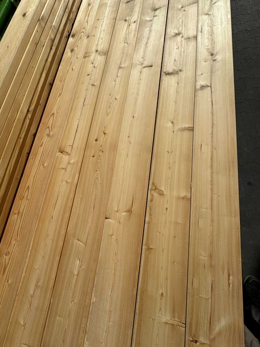 PROMOCJA Deska tarasowa modrzew syberyjski 28x146 Gładka/Ryflowana