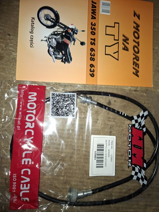 Nowy zestaw instrukcja obsługi katalog+linka licznika jawa 350