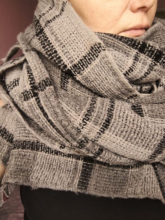 Duży mięciutki szal, 65 cm x 200 cm