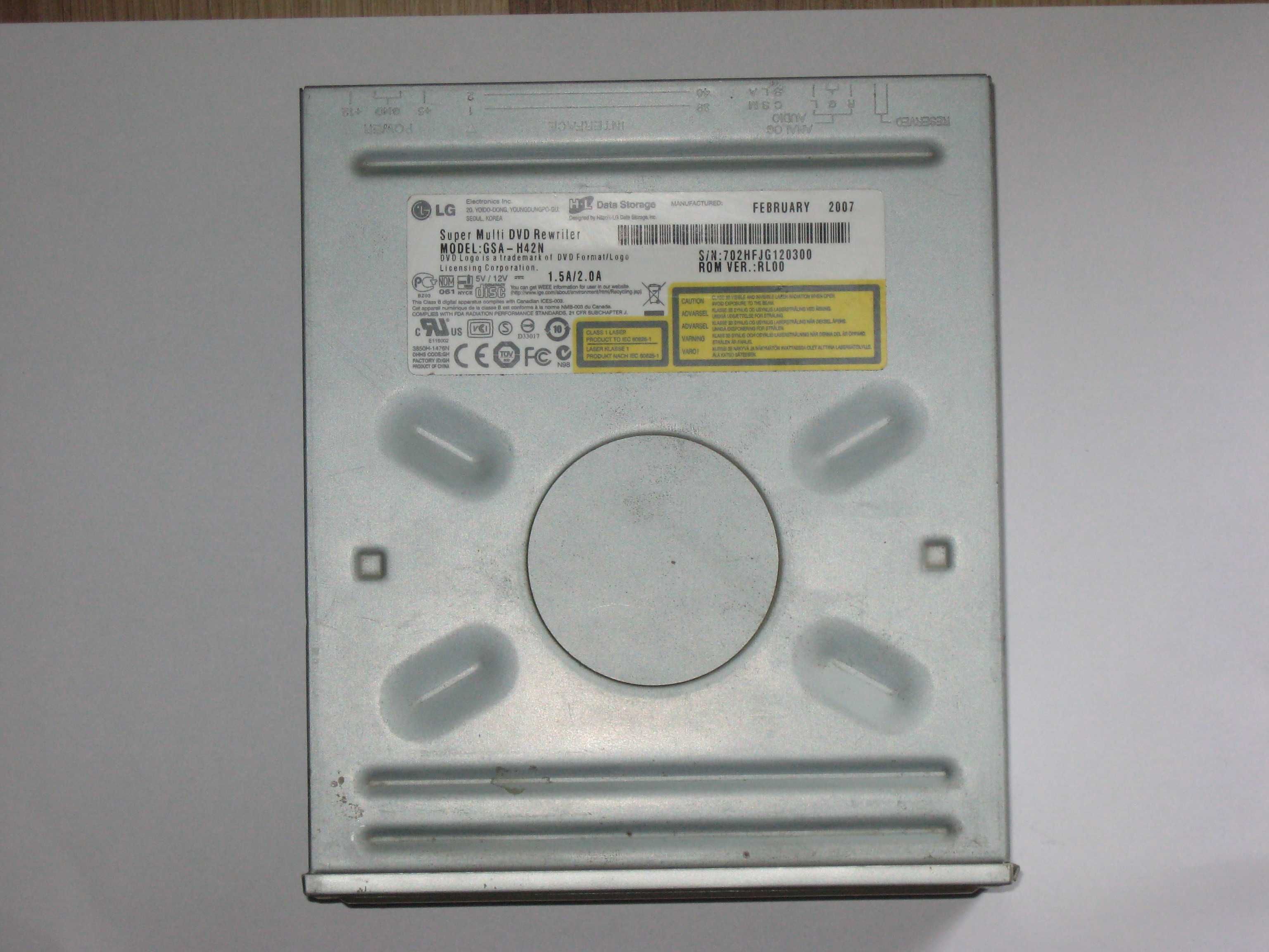 Оптический привод LG Super Multi DVD Rewriter GSA-H42N