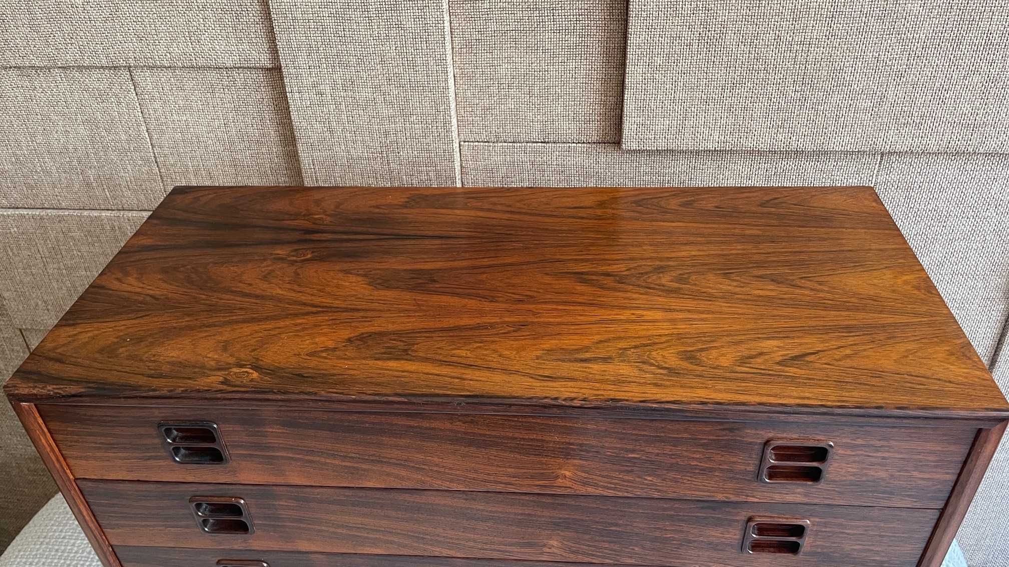 Cómoda Aparador Dinamarquesa Anos 60 Pau Santo / Rosewood Mid Century