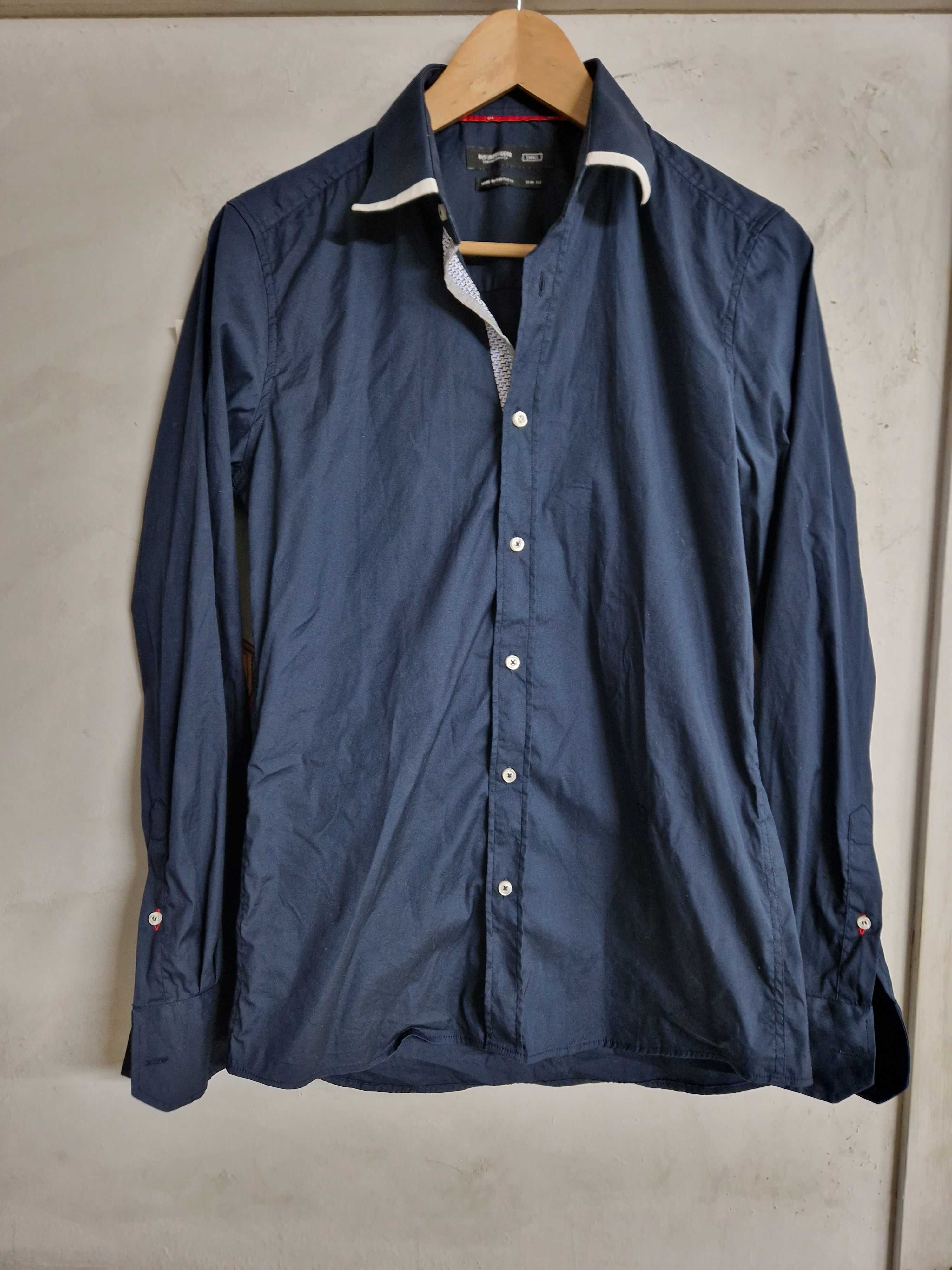 Camisa Nova Slim Fit Bus Urban Wear em Azul Marinho