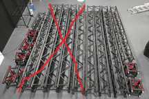 Trawers Kratownica Krata aluminiowa 4m 3m 1m ALUSTAGE