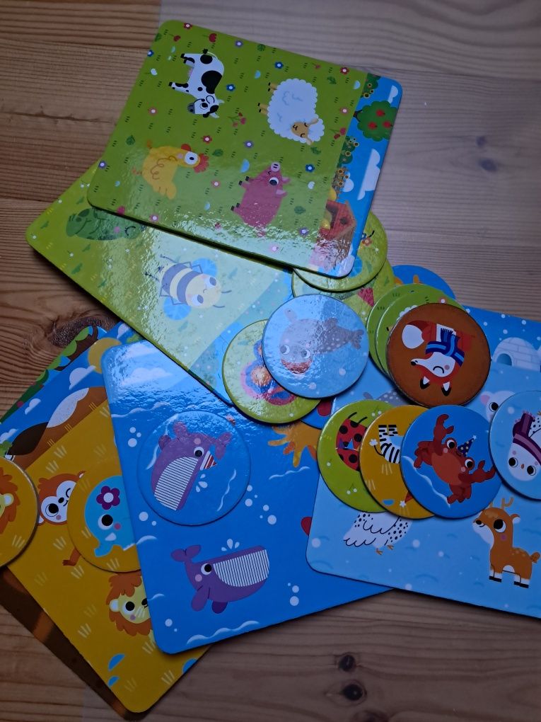 Puzzle,  karty edukacyjne