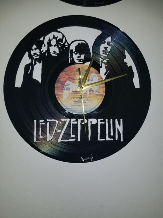 Relógio de Parede em Vinil - Led Zepplin