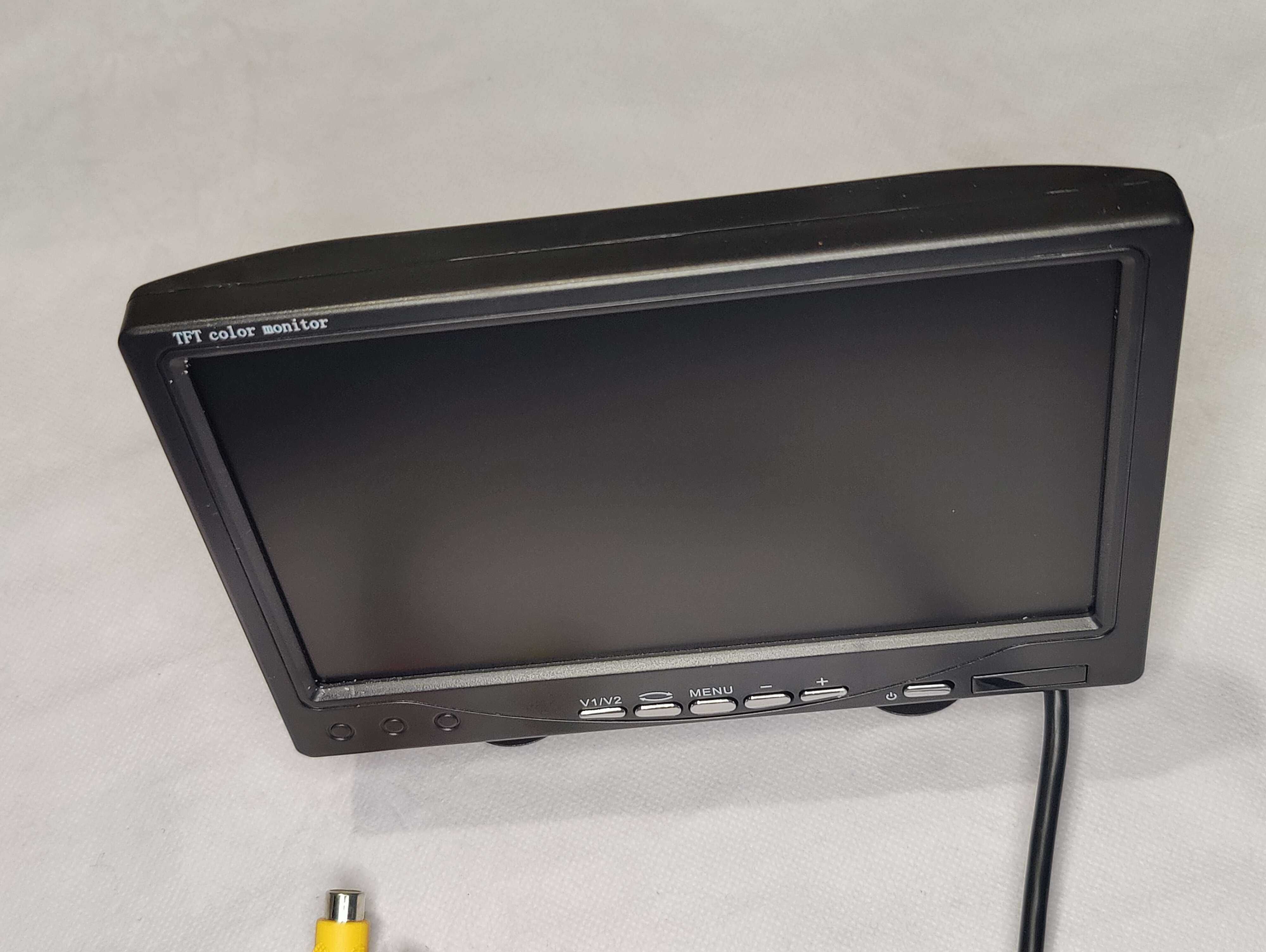 Monitor LCD de Estacionamento com 7 polegadas + câmara traseira