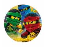 opłatek na tort lego ninjago 20cm