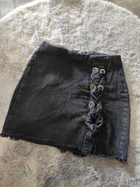 Spódniczka jeansowa czarna